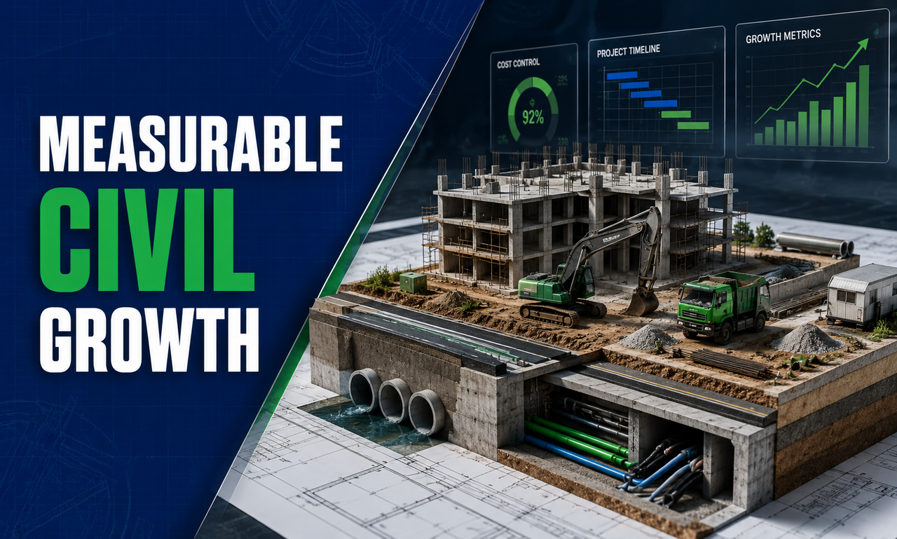 I will build civil engineering for founder-led businesses focused on measurable growth