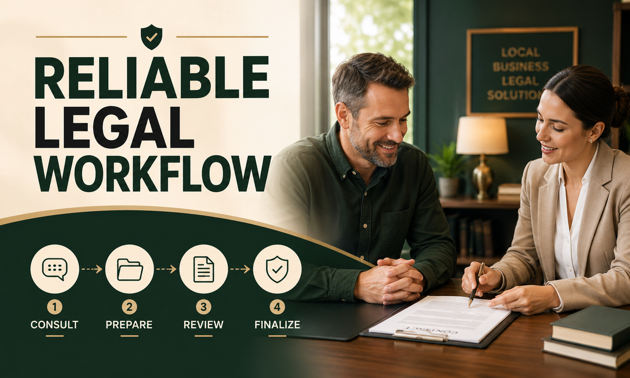 I will build legal operations for local businesses focused on a reliable workflow