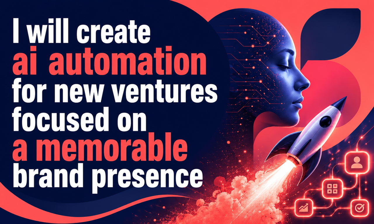 I will create ai automation for new ventures focused on a memorable brand presence