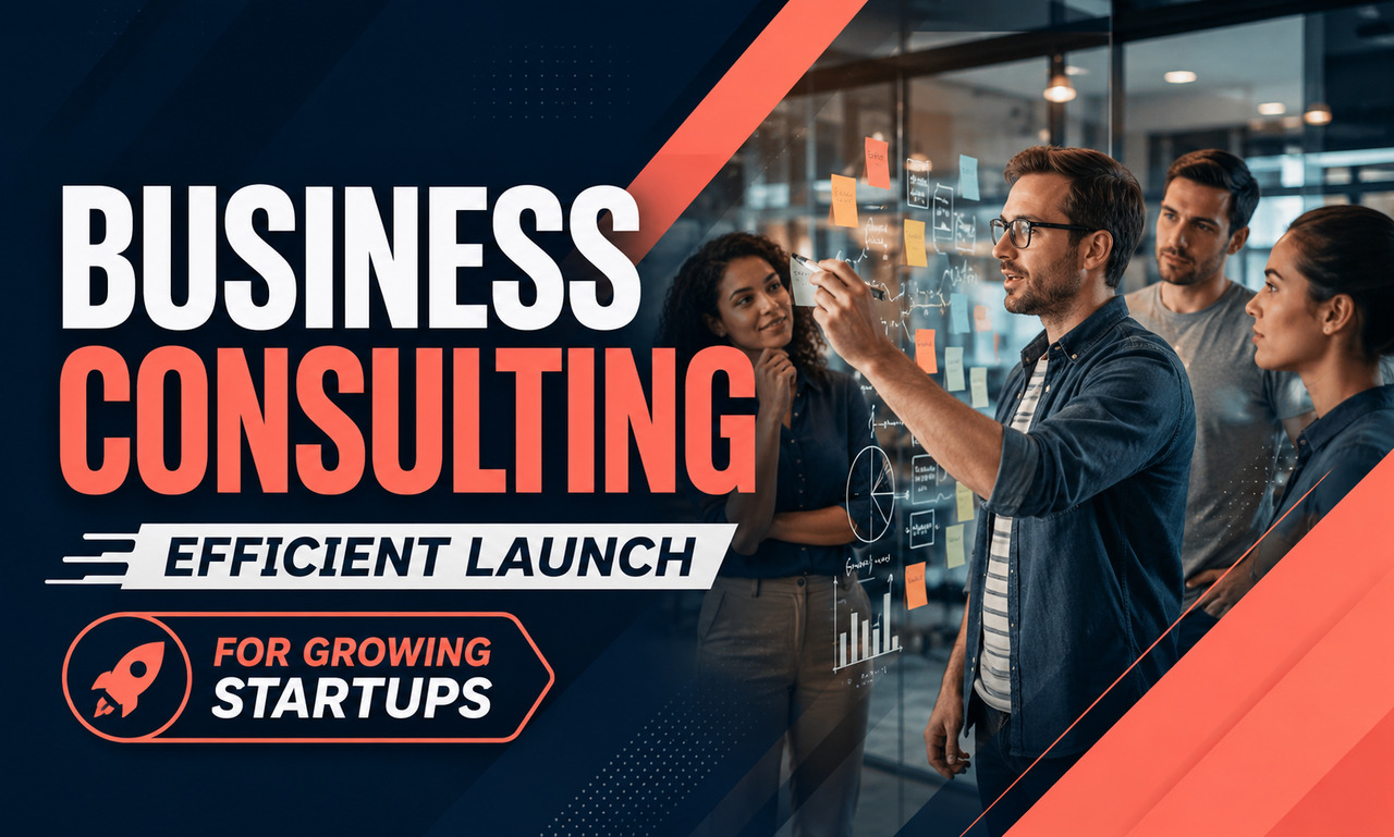 I will create business consulting for growing startups focused on an efficient launch