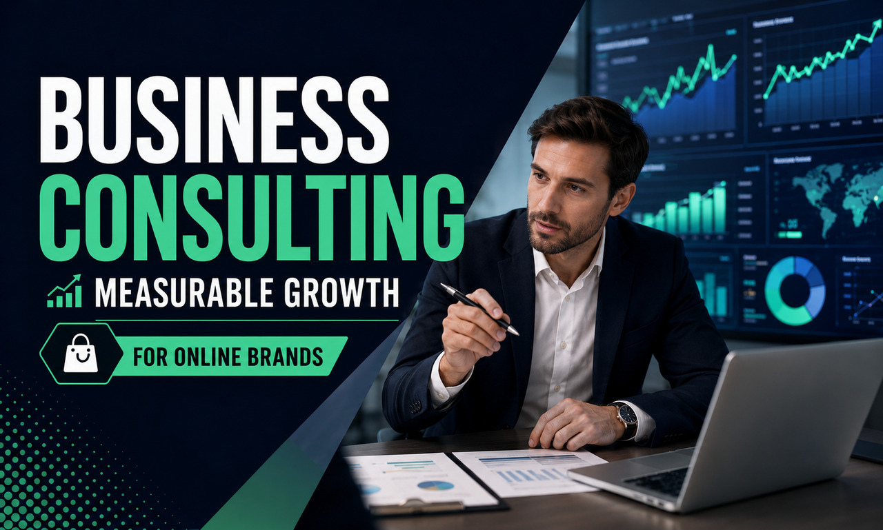I will create business consulting for online brands focused on measurable growth