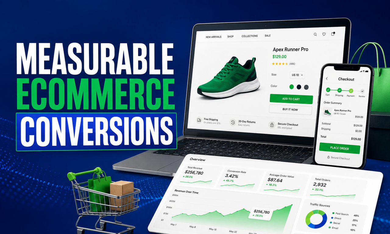I will create conversion optimization for e-commerce stores focused on measurable growth