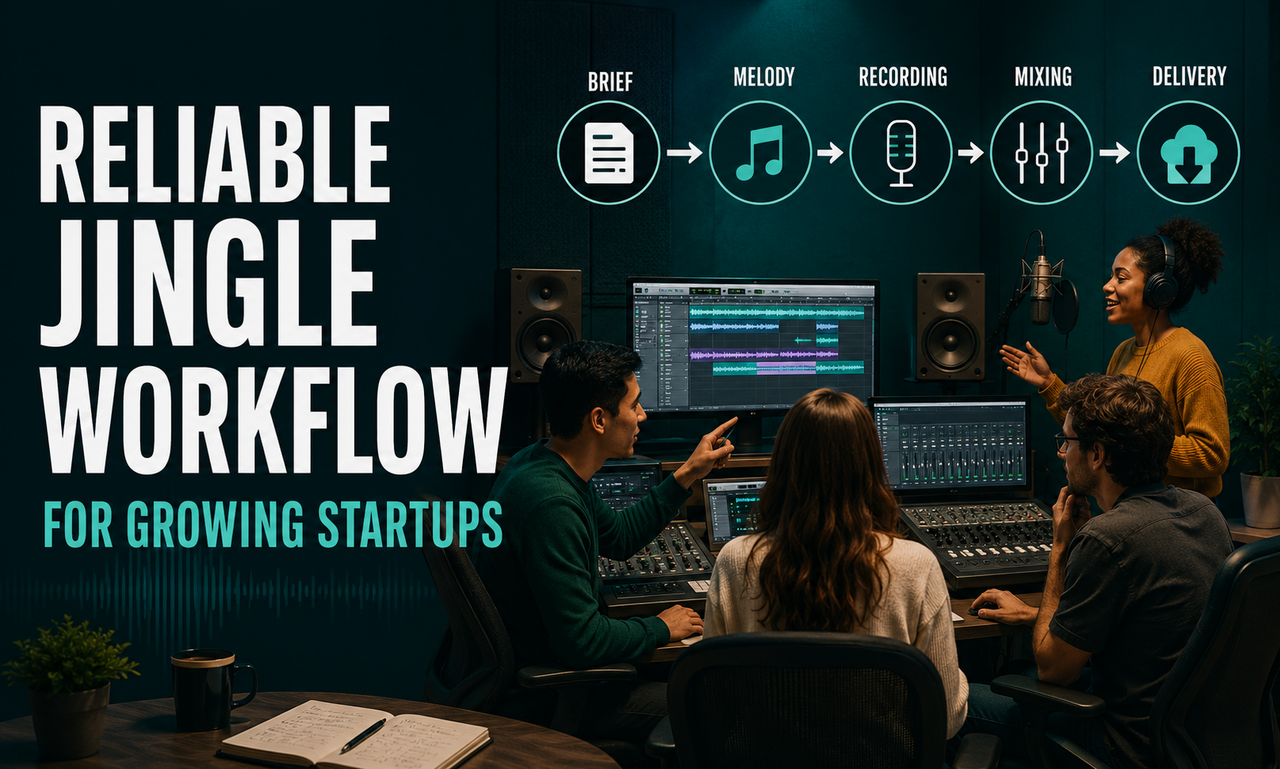 I will create jingles for growing startups focused on a reliable workflow