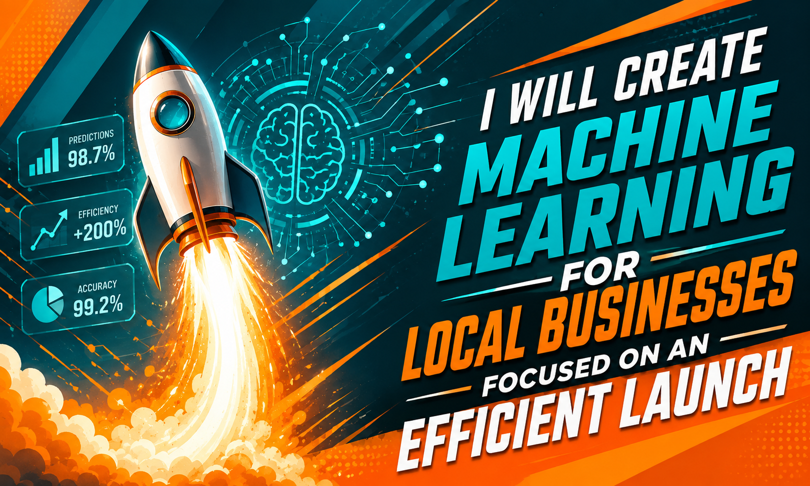 I will create machine learning for local businesses focused on an efficient launch