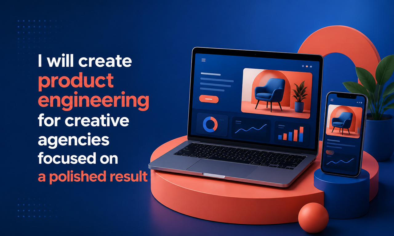 I will create product engineering for creative agencies focused on a polished result