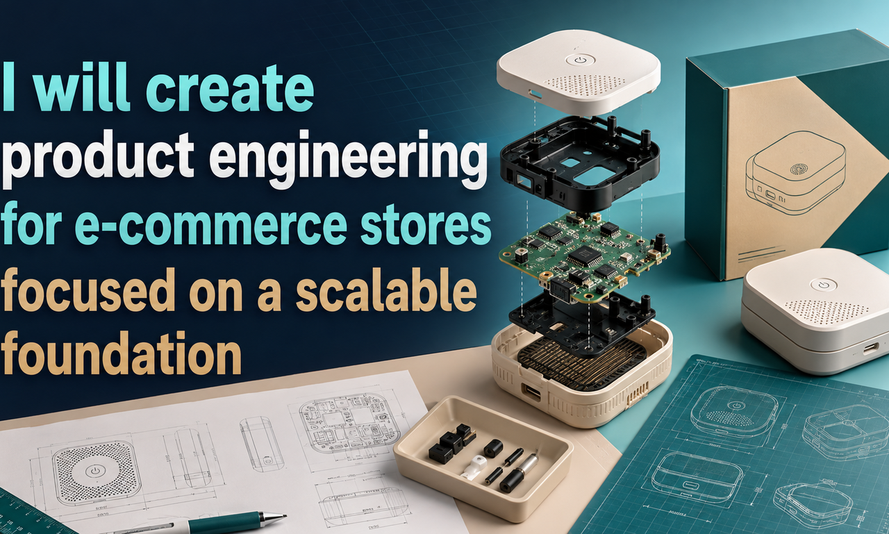 I will create product engineering for e-commerce stores focused on a scalable foundation