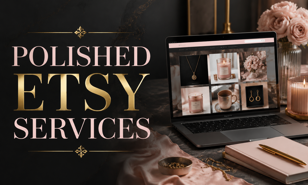 I will deliver etsy services for creative agencies focused on a polished result