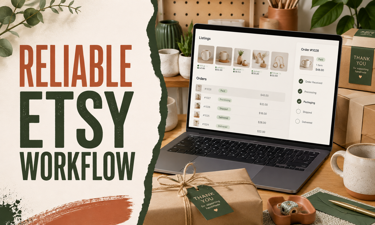 I will deliver etsy services for service companies focused on a reliable workflow