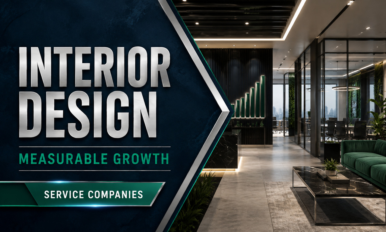 I will deliver interior design for service companies focused on measurable growth