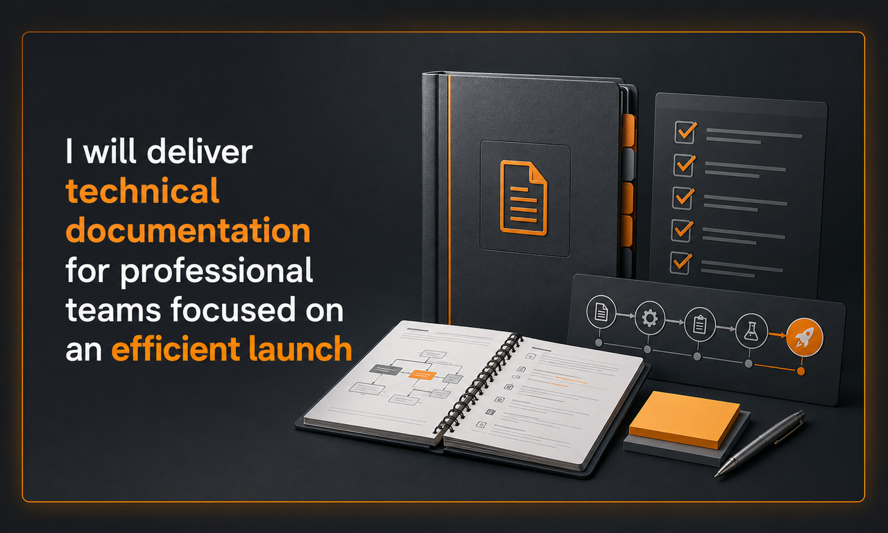 I will deliver technical documentation for professional teams focused on an efficient launch
