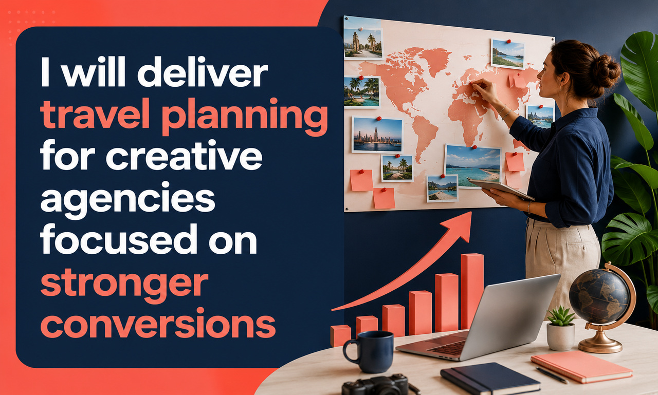 I will deliver travel planning for creative agencies focused on stronger conversions