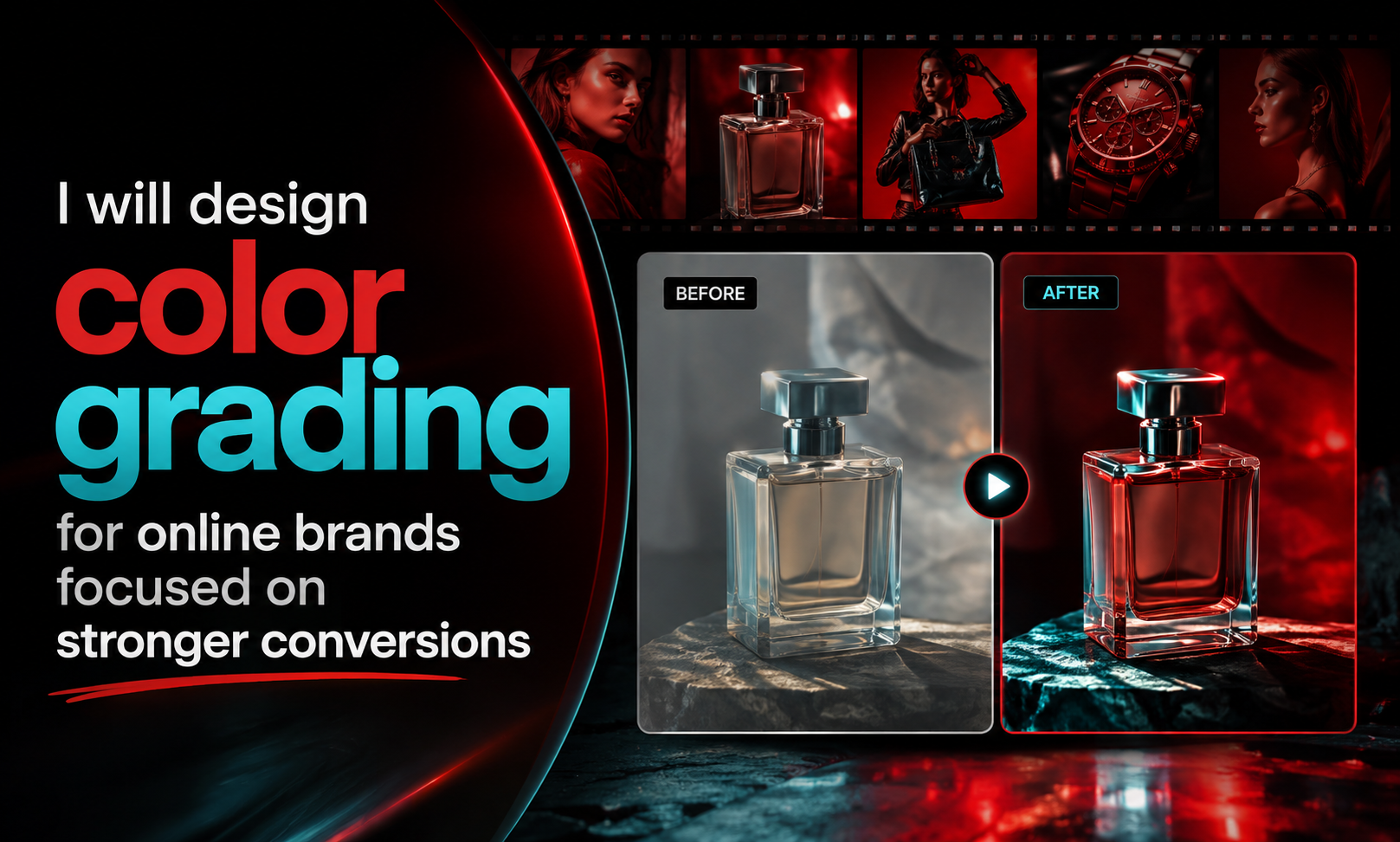 I will design color grading for online brands focused on stronger conversions
