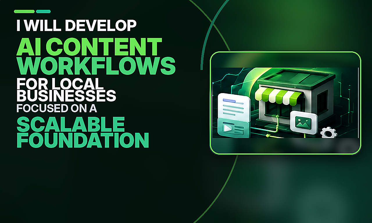 I will develop ai content workflows for local businesses focused on a scalable foundation
