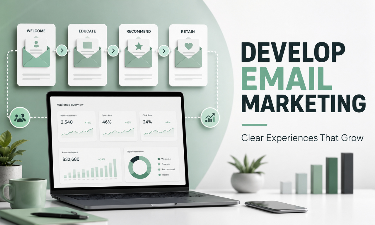 I will develop email marketing for growing startups focused on a clearer customer experience