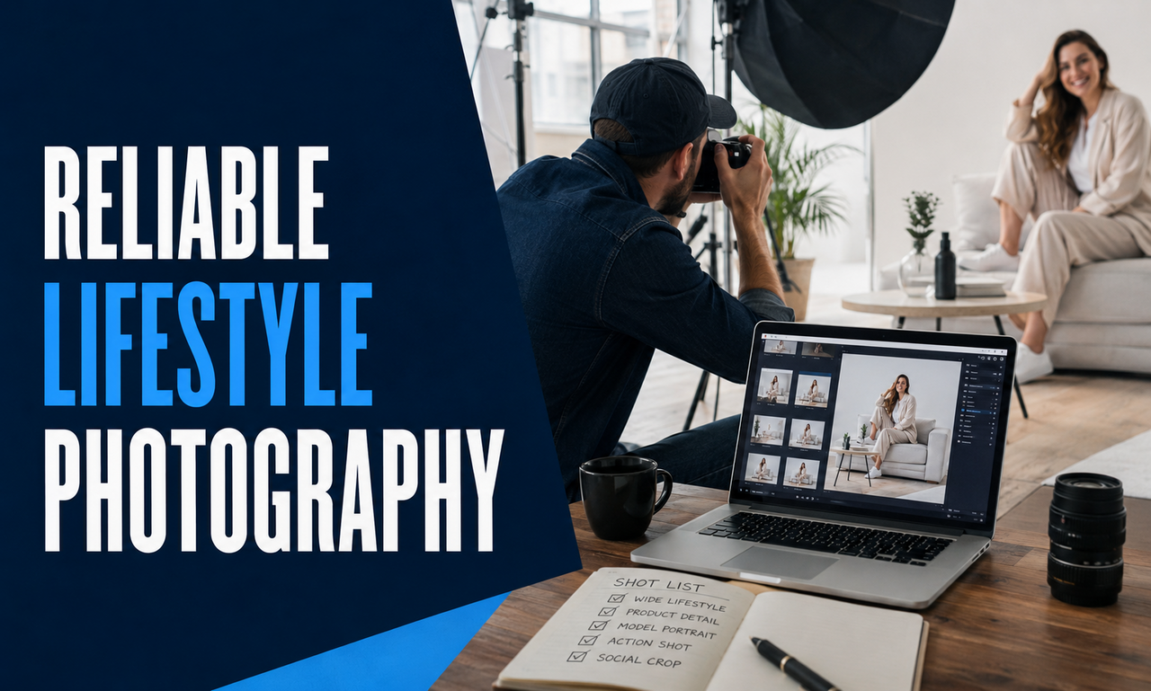 I will develop lifestyle photography for online brands focused on a reliable workflow