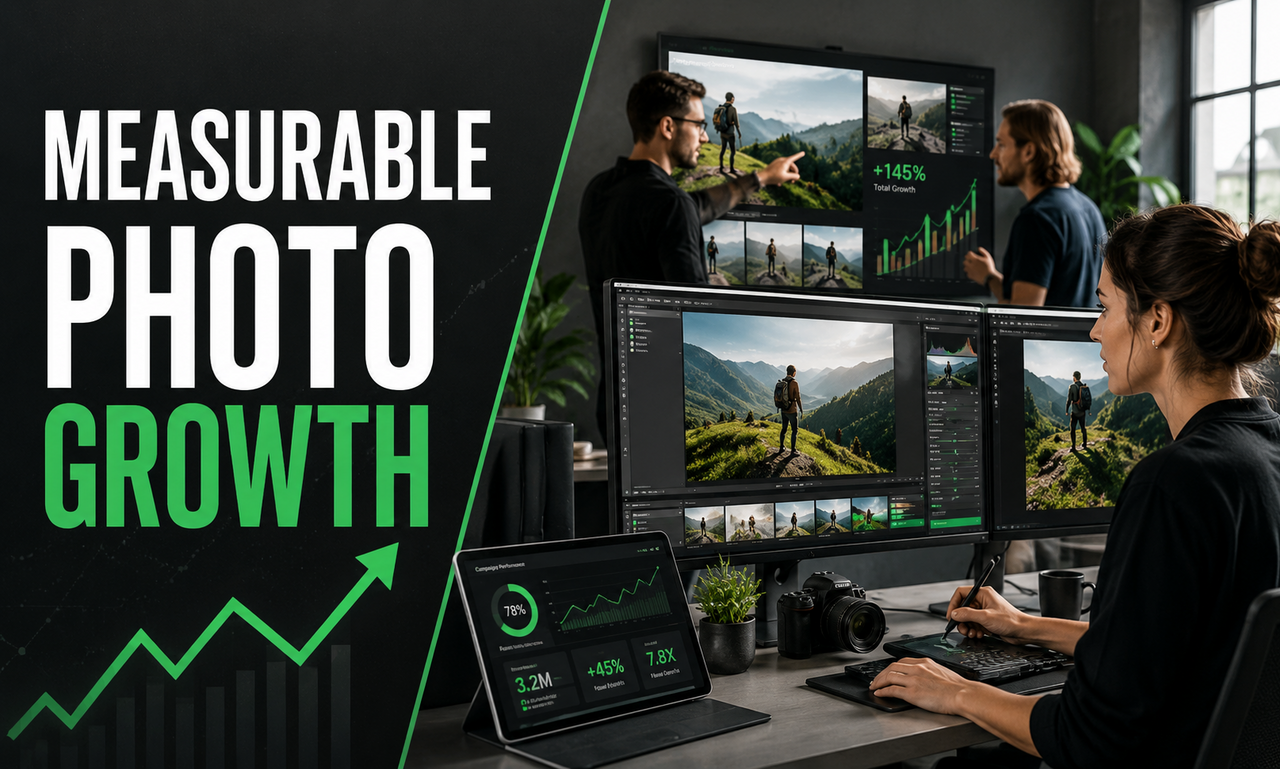 I will develop photo editing for professional teams focused on measurable growth