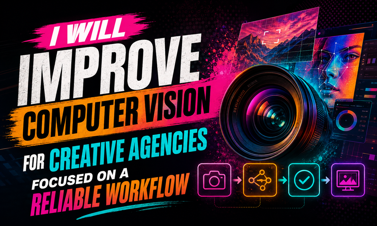 I will improve computer vision for creative agencies focused on a reliable workflow