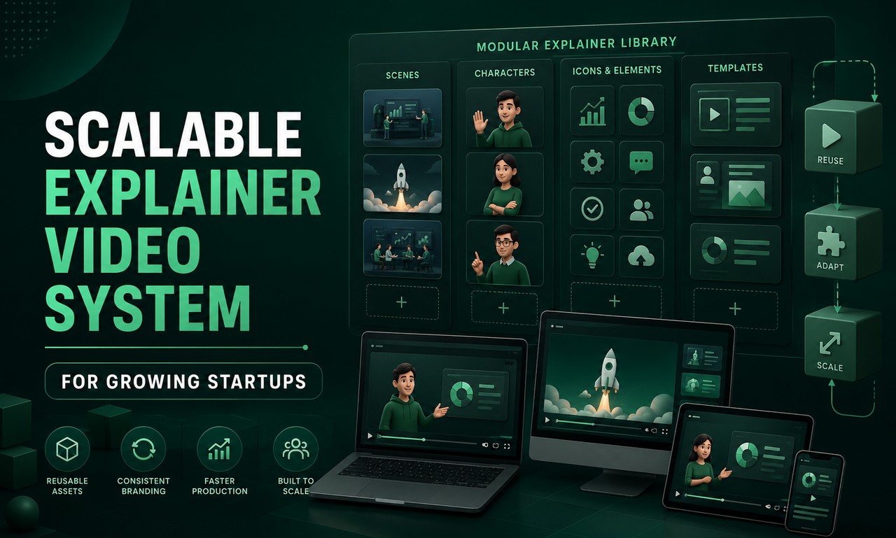 I will improve explainer videos for growing startups focused on a scalable foundation