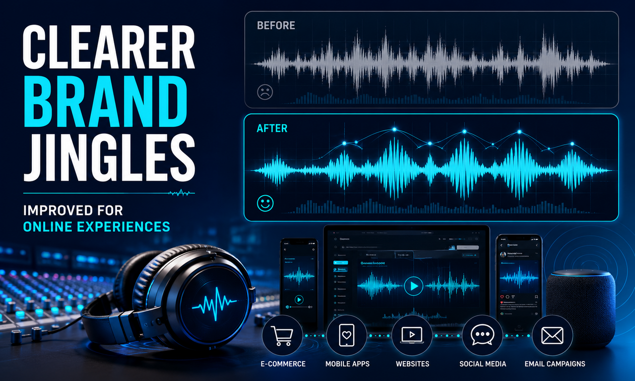 I will improve jingles for online brands focused on a clearer customer experience