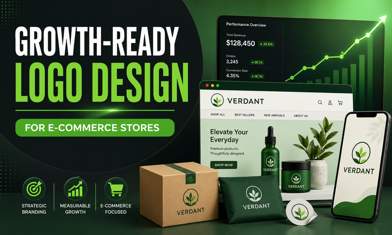 I will improve logo design for e-commerce stores focused on measurable growth
