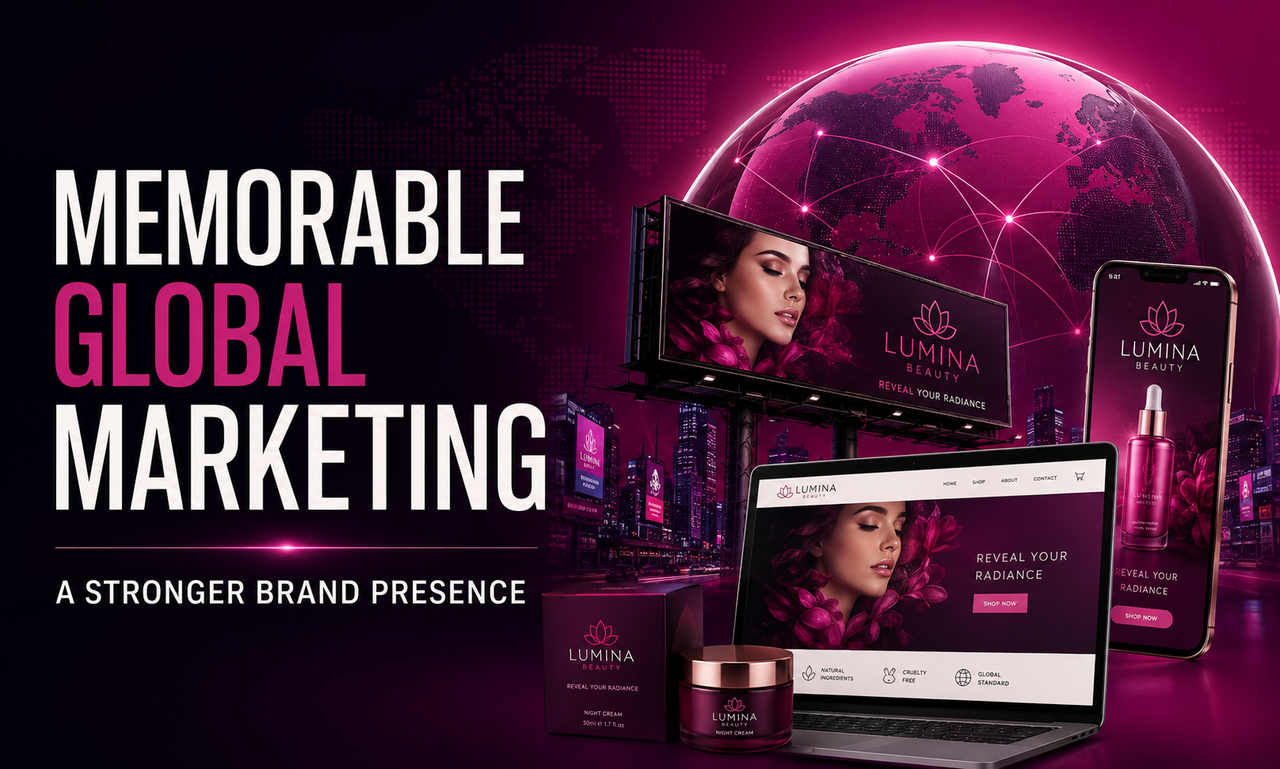 I will improve marketing strategy for global organizations focused on a memorable brand presence