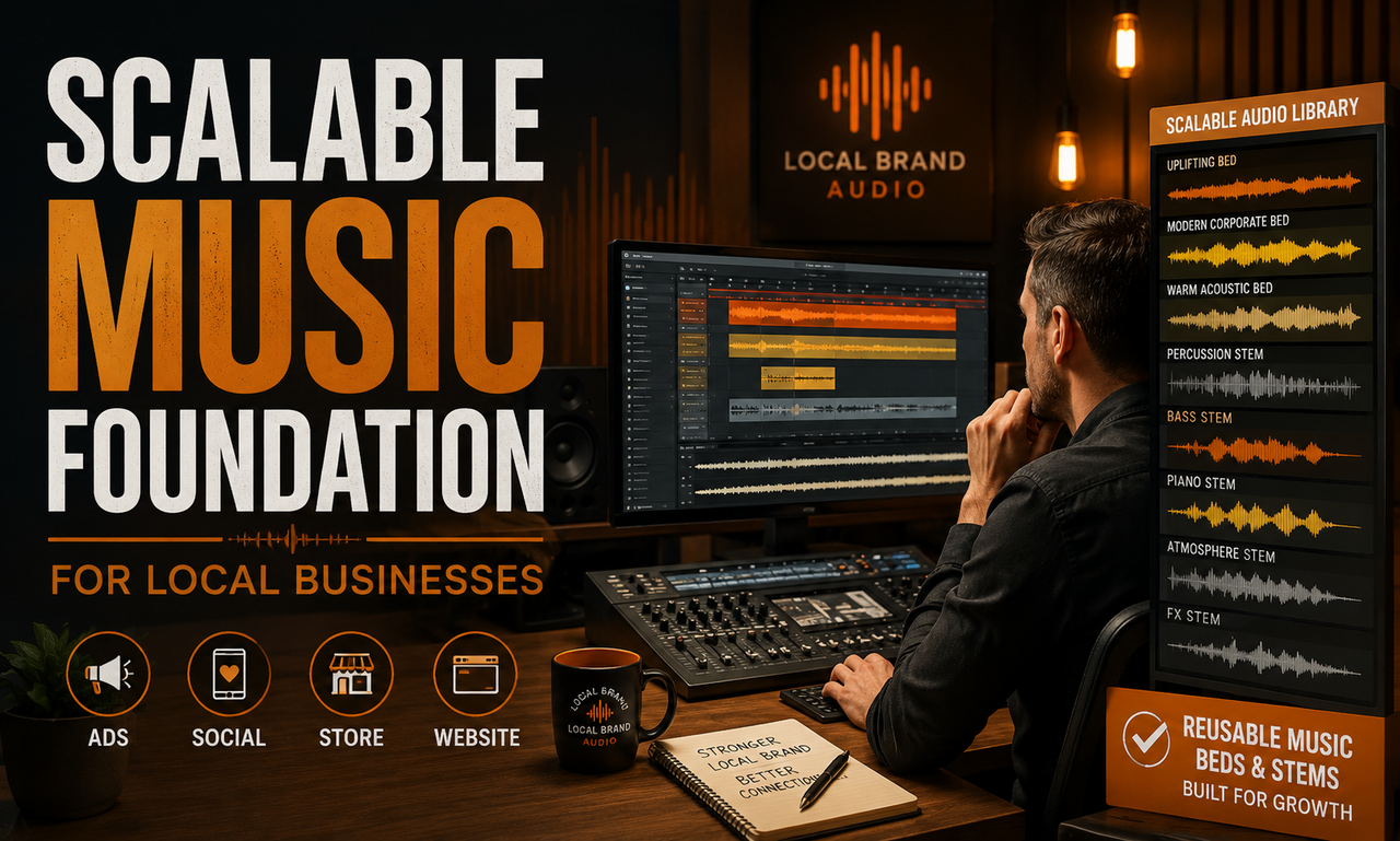 I will improve music production for local businesses focused on a scalable foundation