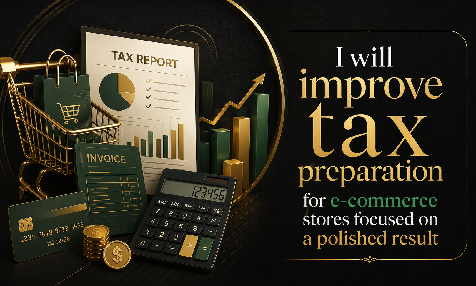 I will improve tax preparation for e-commerce stores focused on a polished result