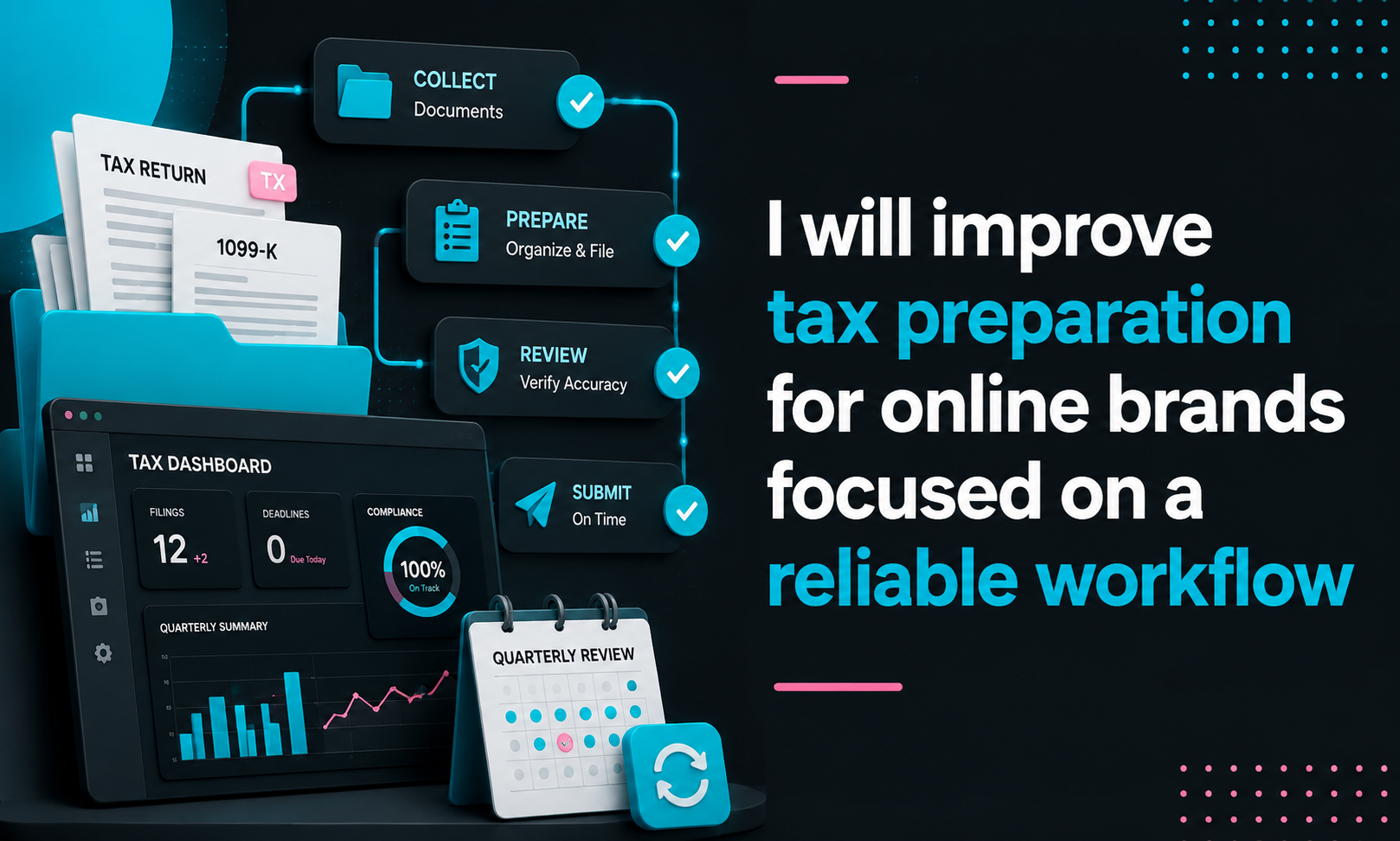 I will improve tax preparation for online brands focused on a reliable workflow
