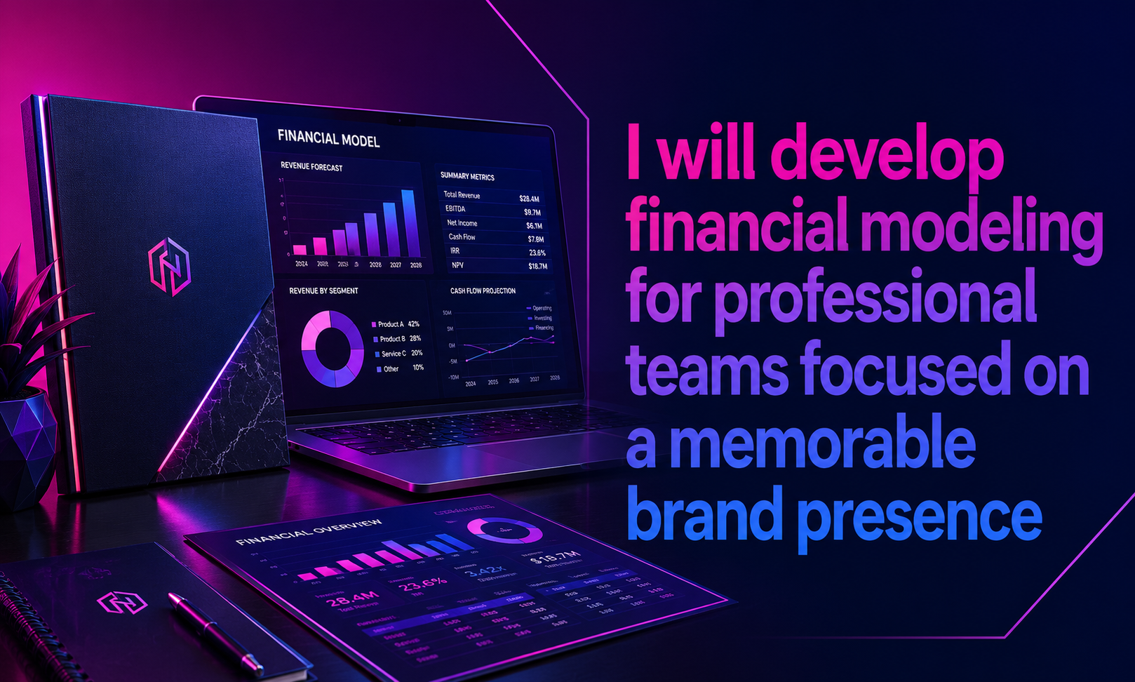 I will launch financial modeling for online brands focused on a reliable workflow