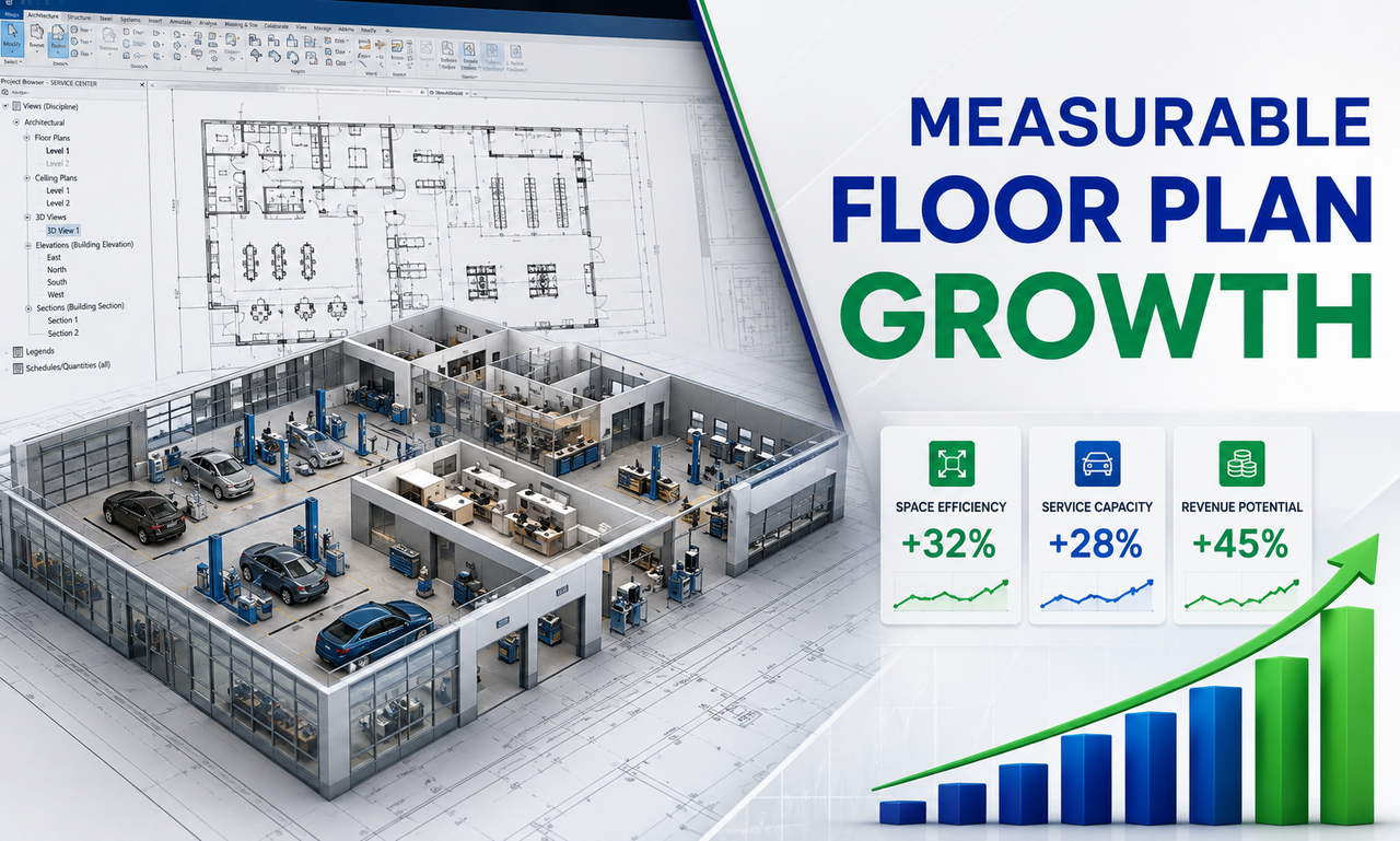 I will launch floor plans for service companies focused on measurable growth