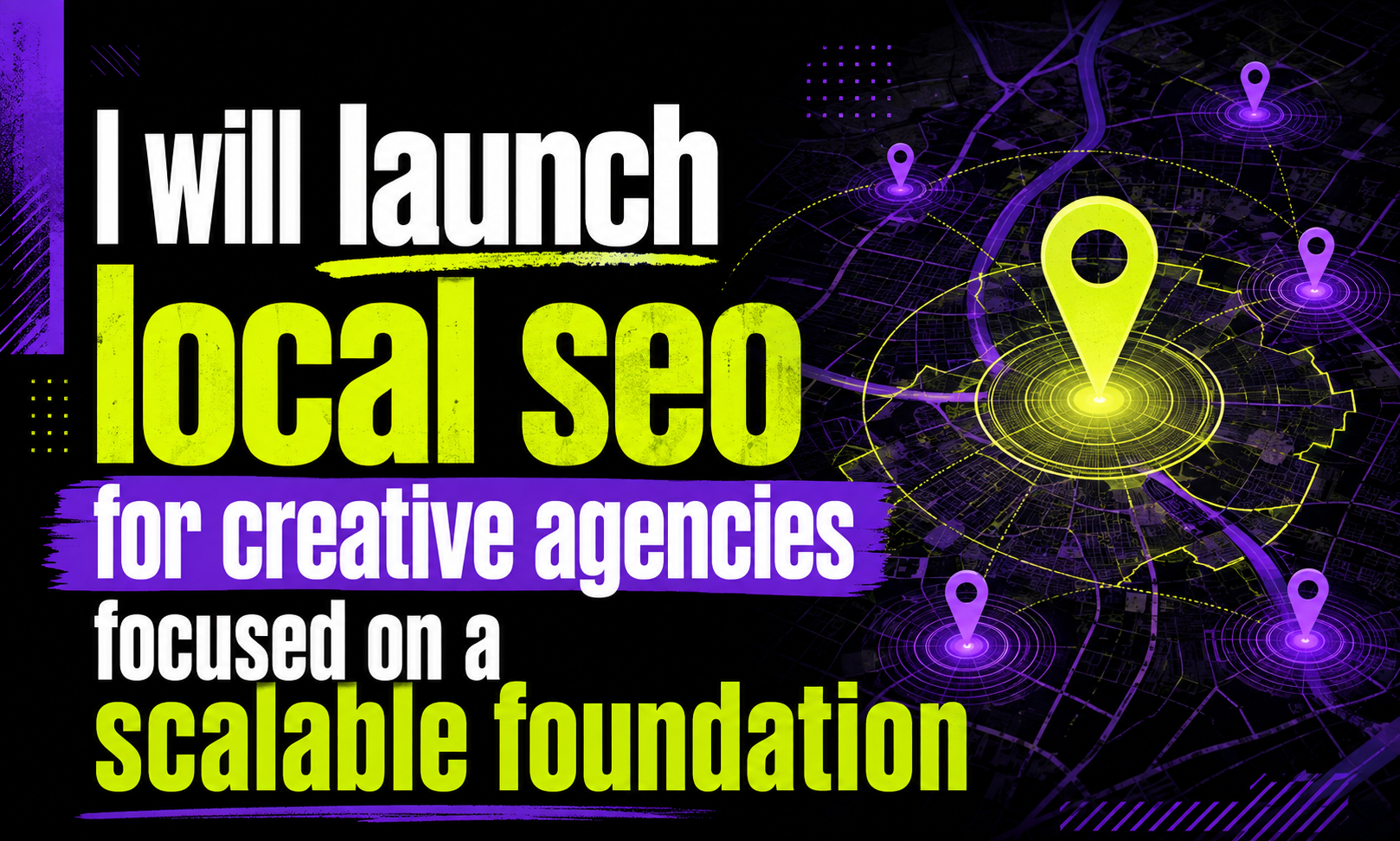 I will launch local seo for creative agencies focused on a scalable foundation