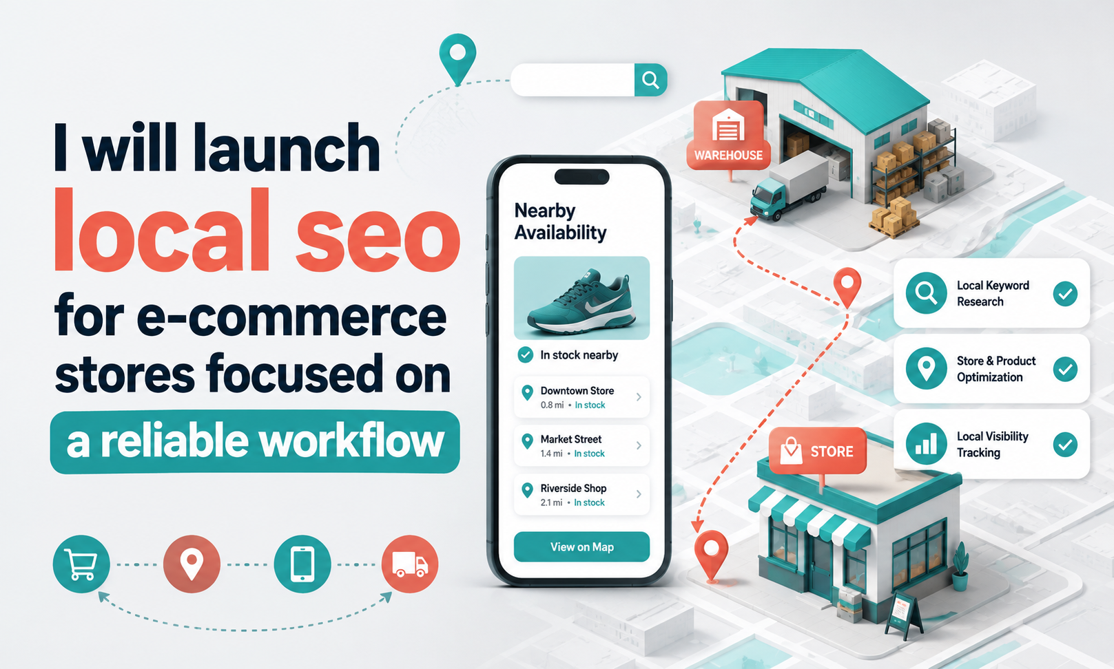 I will launch local seo for e-commerce stores focused on a reliable workflow