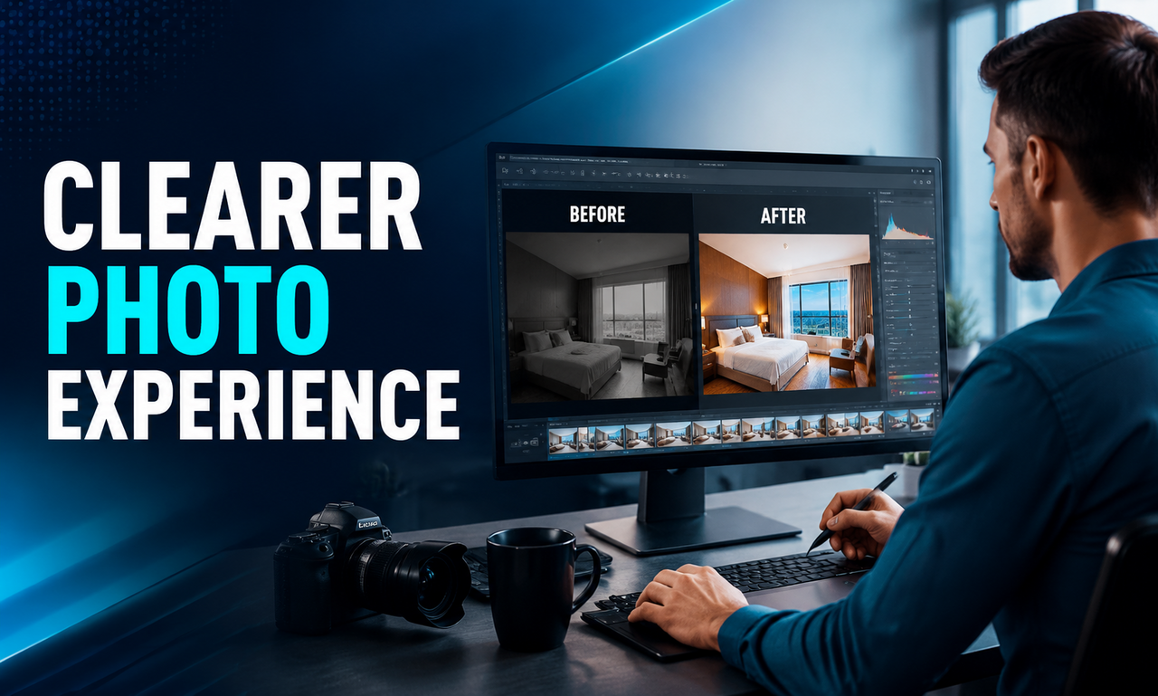 I will launch photo editing for service companies focused on a clearer customer experience