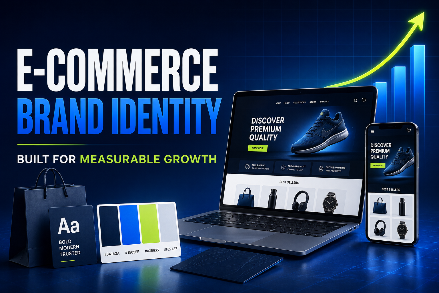 I will manage brand identity for e-commerce stores focused on measurable growth