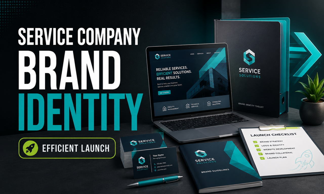I will manage brand identity for service companies focused on an efficient launch