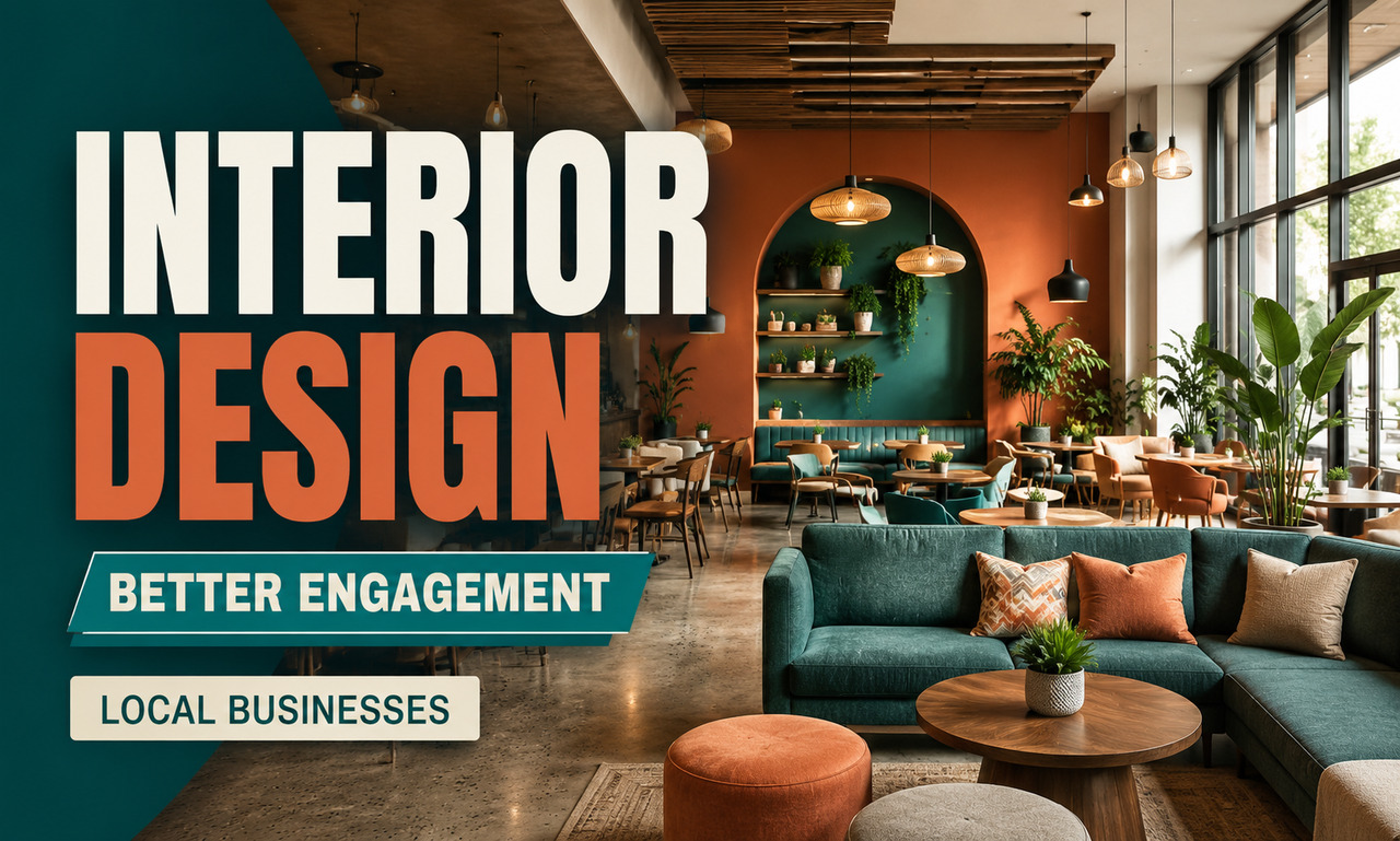 I will manage interior design for local businesses focused on better engagement