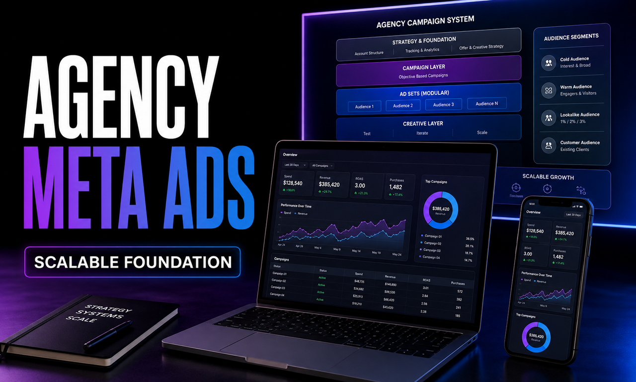 I will manage meta ads for creative agencies focused on a scalable foundation