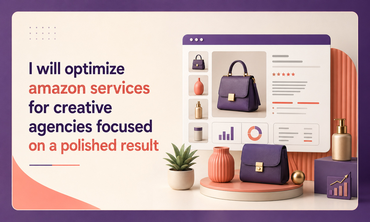 I will optimize amazon services for creative agencies focused on a polished result