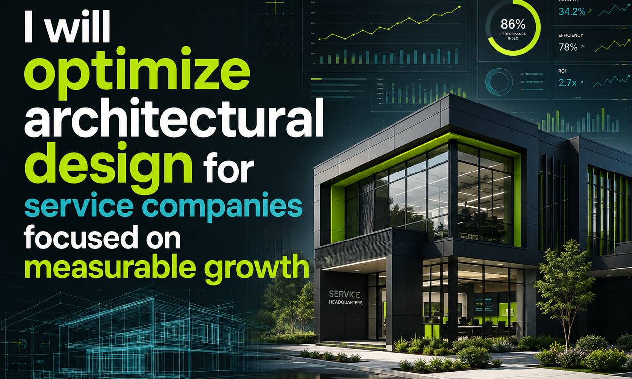 I will optimize architectural design for service companies focused on measurable growth