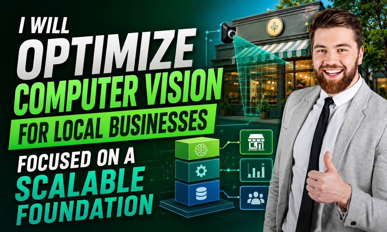 I will optimize computer vision for local businesses focused on a scalable foundation
