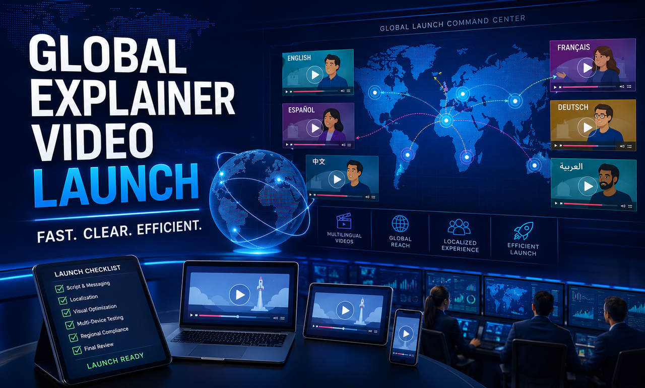 I will optimize explainer videos for global organizations focused on an efficient launch