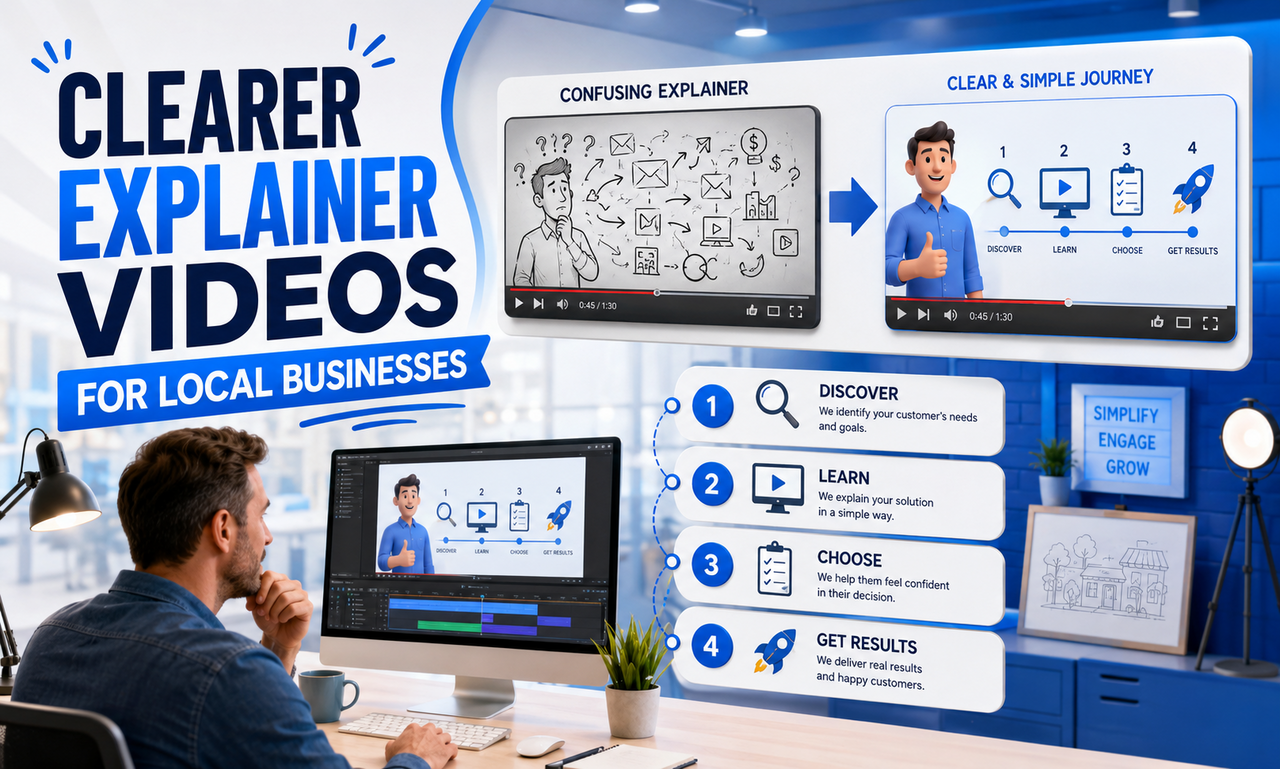 I will optimize explainer videos for local businesses focused on a clearer customer experience