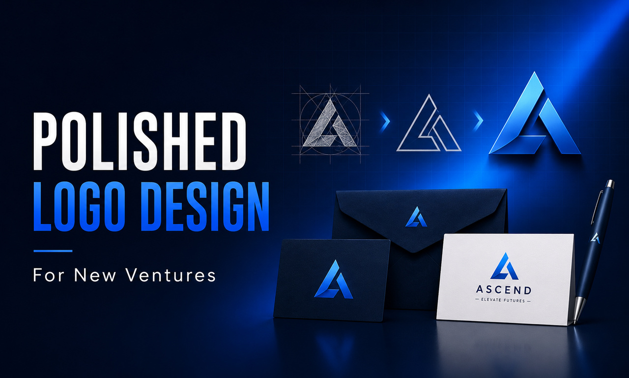I will optimize logo design for new ventures focused on a polished result