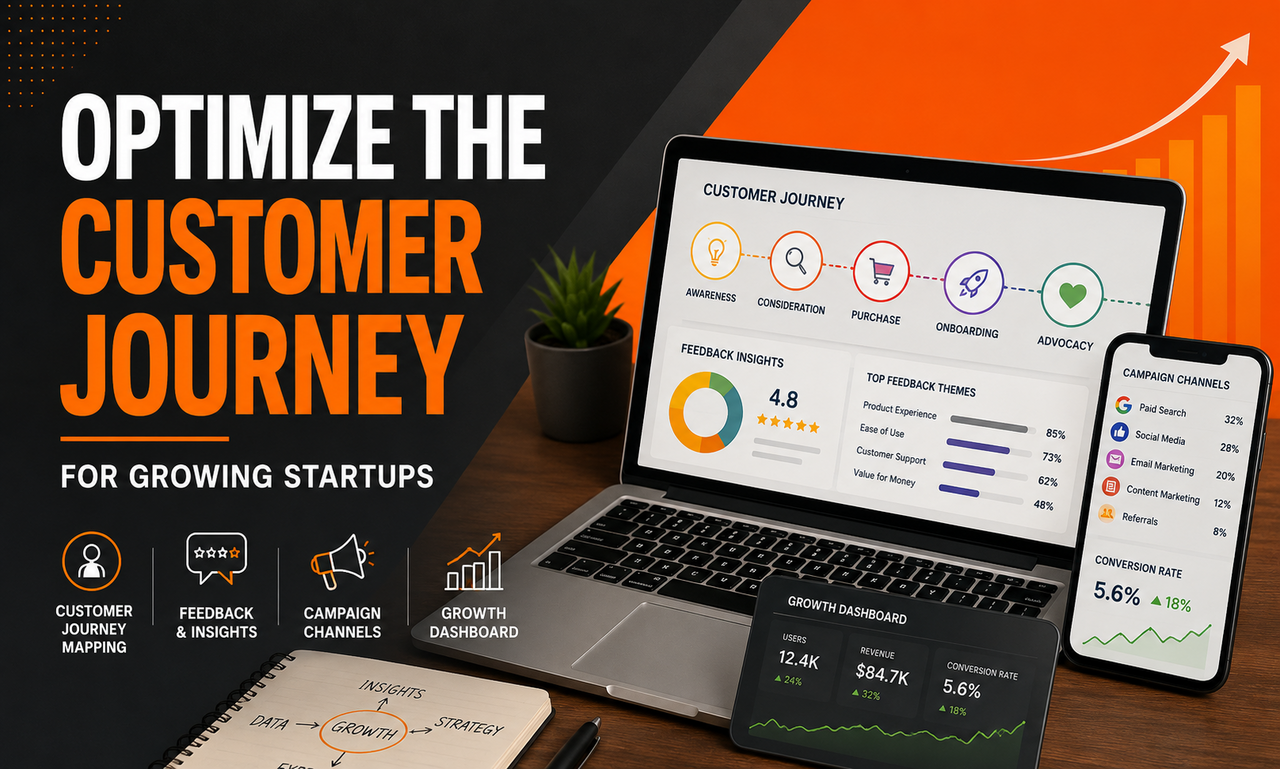 I will optimize marketing strategy for growing startups focused on a clearer customer experience