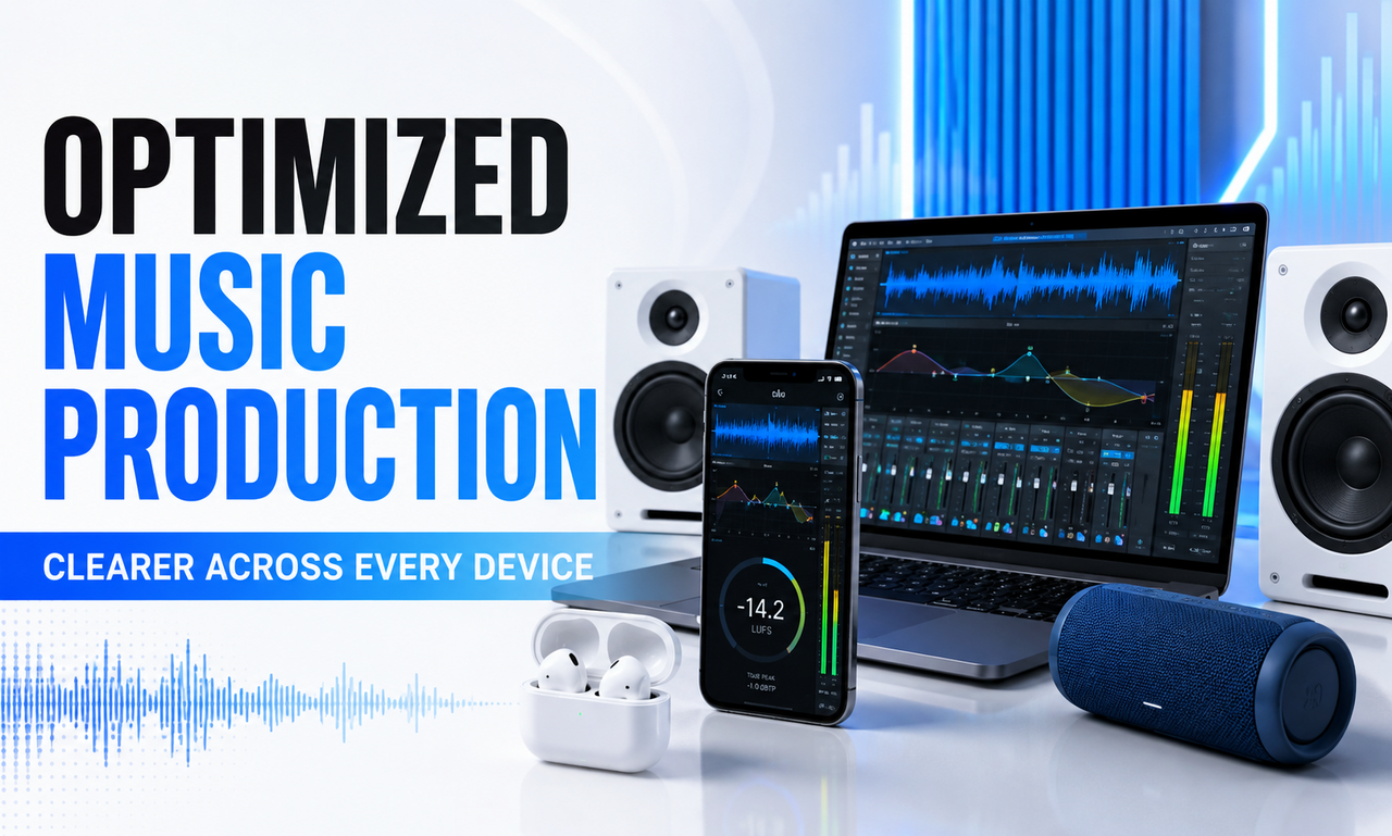 I will optimize music production for online brands focused on a clearer customer experience
