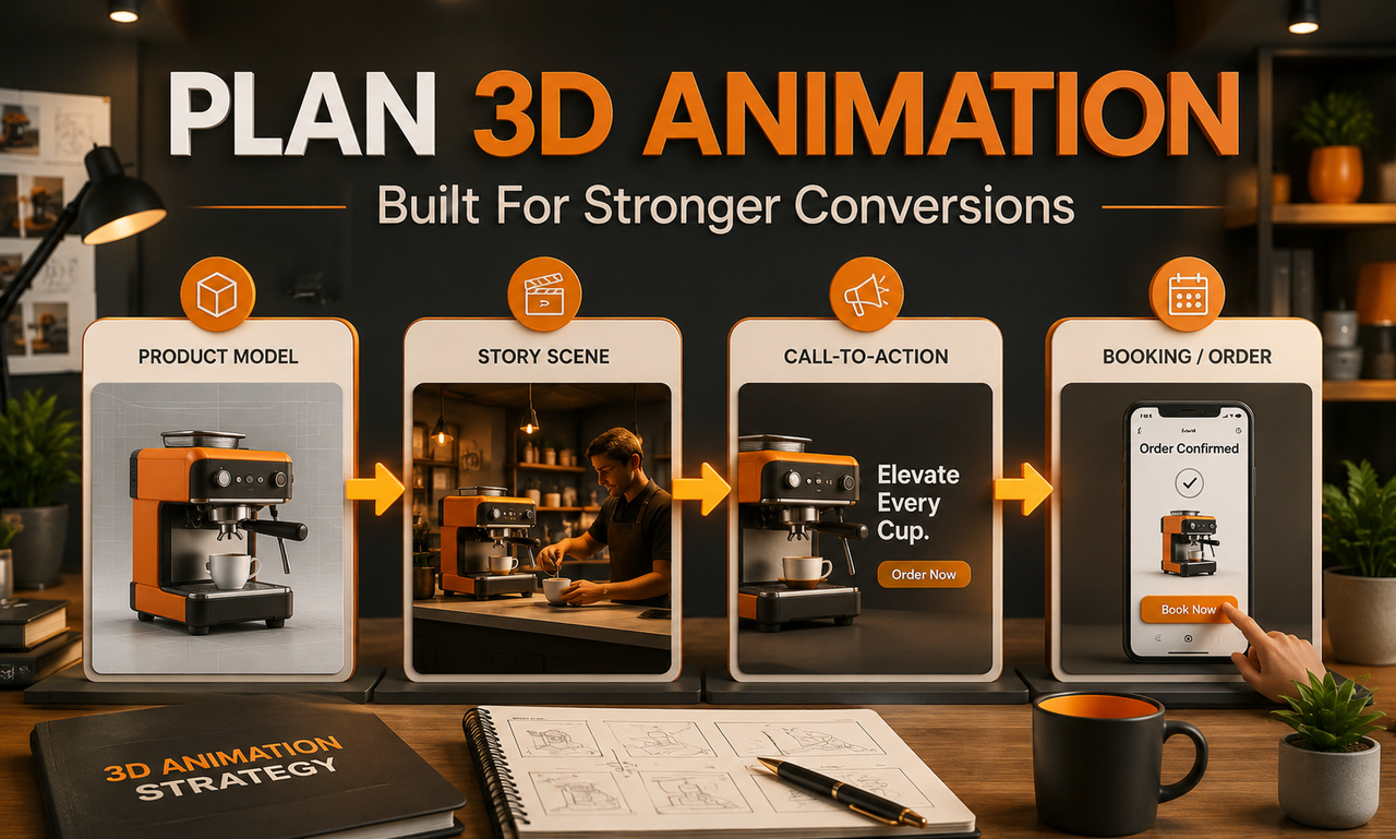 I will plan 3d animation for local businesses focused on stronger conversions
