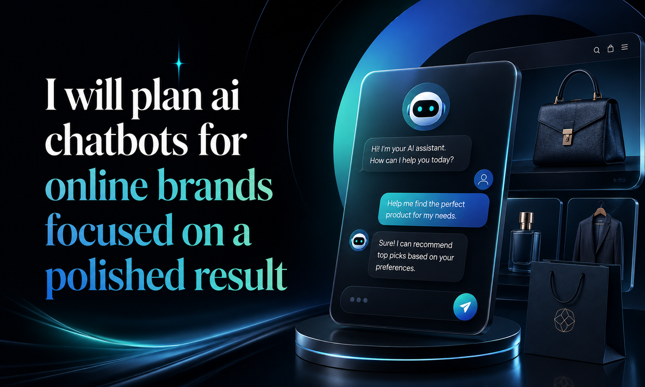 I will plan ai chatbots for online brands focused on a polished result