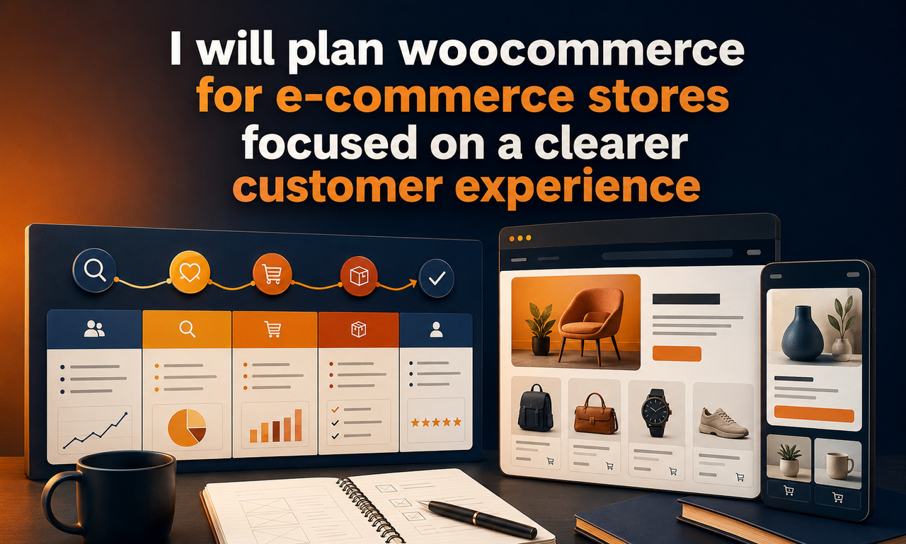 I will plan woocommerce for e-commerce stores focused on a clearer customer experience