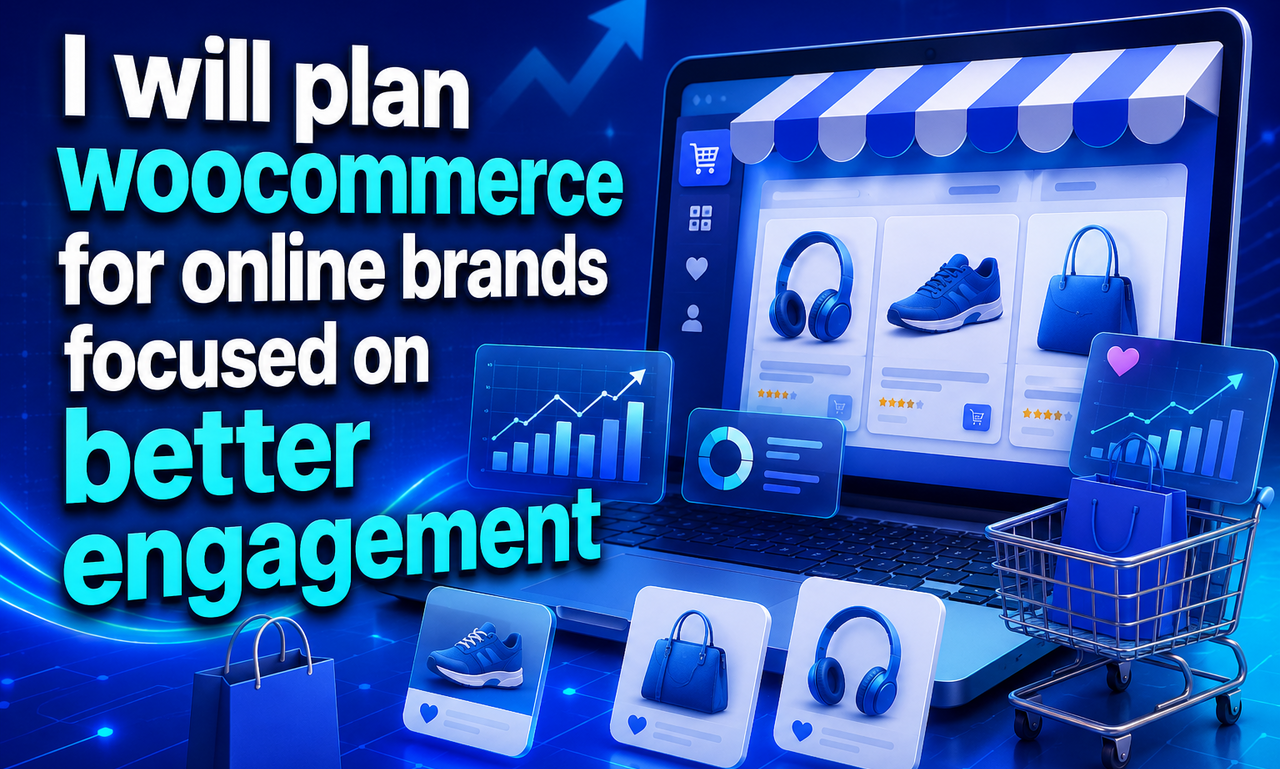 I will plan woocommerce for online brands focused on better engagement