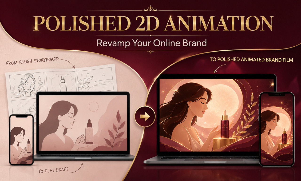 I will revamp 2d animation for online brands focused on a polished result